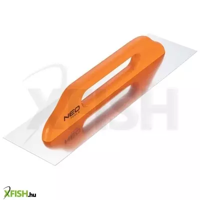 Neotools acél simító, rozsdamentes, 480x128mm, fa markolat