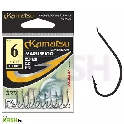 Kamatsu Maruseigo 12 Gf Lapkás Feeder Horog Arany 10 db/csomag