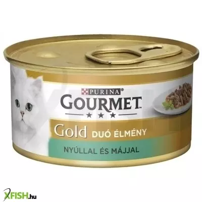 Gourmet gold duó nyúllal és májjal 85g, 24 db/csomag
