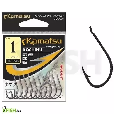 Kamatsu Kochinu 08 Rf Lapkás Feeder Horog Piros 10 db/csomag