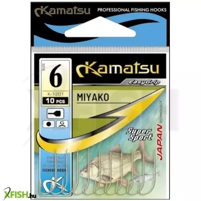 Kamatsu Miyako 22 N Lapkás Match Horog Nickel 10 db/csomag