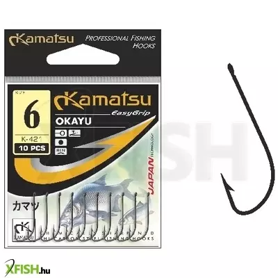 Kamatsu Okayu 16 Blnr Füles Match Horog Black Nickel 10 db/csomag