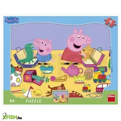Dino puzzle 12 db - peppa