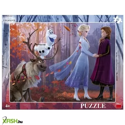 Dino puzzle 40 db - jégvarázs