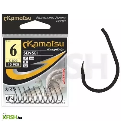 Kamatsu Sensei 4 Blnr Bojlis Horog Black Nickel 10 db/csomag