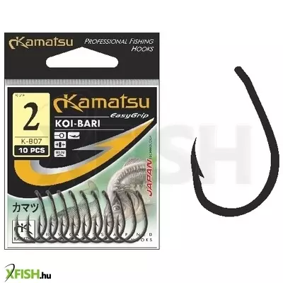 Kamatsu Koi Bari 4 Blnr Bojlis Horog Black Nickel 10 db/csomag