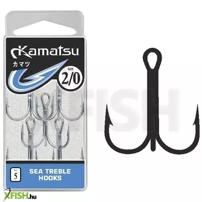 Kamatsu Sea Treble Hármas Horog 3/0 T Ón 5 db/csomag