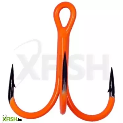 Kamatsu Treble Strong Round Bent Orange Hármashorog 3.0-ás 4db/csomag