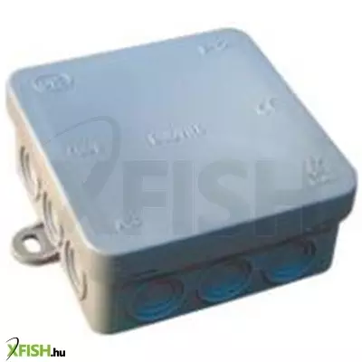 Gao 5221h ip54 kötődoboz, 85 X 85 mm, falon kívüli, vízmentes, szürke