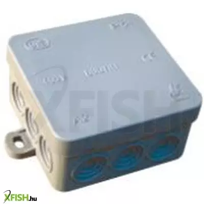 Gao 5232h ip54 kötődoboz, 75 X 75 mm, falon kívüli, vízmentes, szürke
