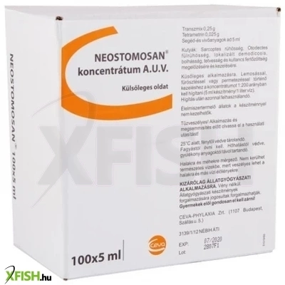 Neostomosan Rühösség Kezelő Kutyák Részére 100x5ml