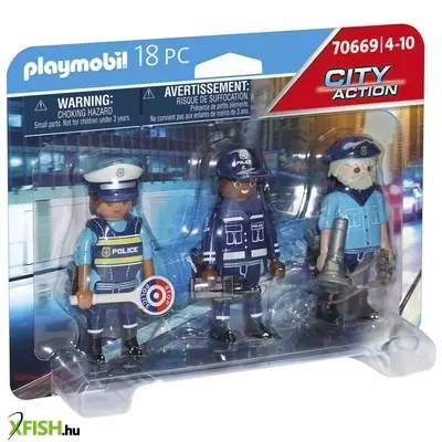 Playmobil figura szett rendőrség 70669