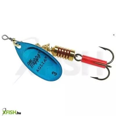 mepps aglia platium körforgó villantó | méret: 3, szín: kék, tömeg: 6,5 g 1db/csomag