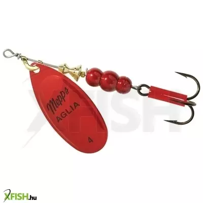 Mepps Aglia Platium körforgó villantó | Méret: 4, Szín: Piros, Tömeg: 9G 1db/csomag