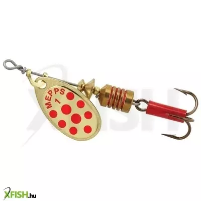 Mepps Comet | Méret: 1, Szín: Arany / Piros, Tömeg: 3,5 G