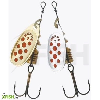 mepps comet körforgó villantó arany kék 00-ás 1,5g 1db/csomag