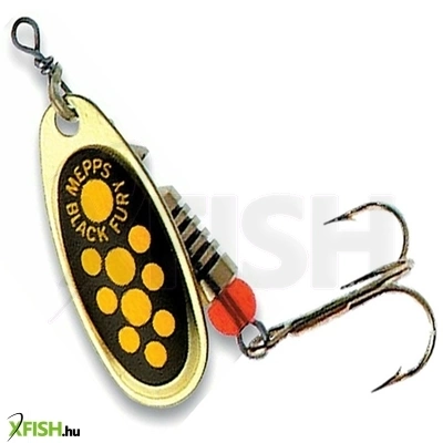 mepps black fury | méret: 1, szín: cartreuse / arany, tömeg: 3,5 g