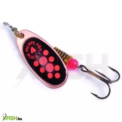 Mepps Black Fury körforgó villantó | Méret: 3, Szín: Orange / Bronz, Tömeg: 6,5 G 1db/csomag