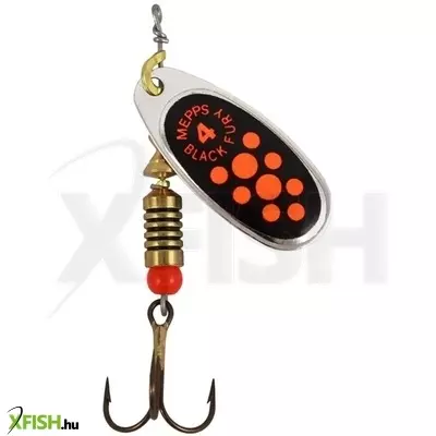 Mepps Black Fury körforgó villantó | Méret: 3, Szín: Orange / Ezüst, Tömeg: 6,5 G