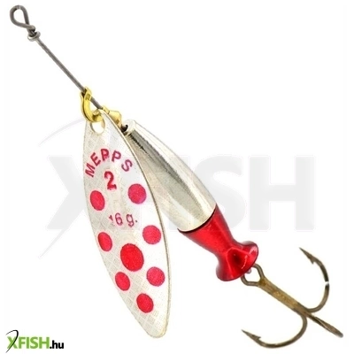 Mepps Aglia Long Heavy Fluo | Méret: 1, Szín: Ezüst / Piros, Tömeg: 8 G