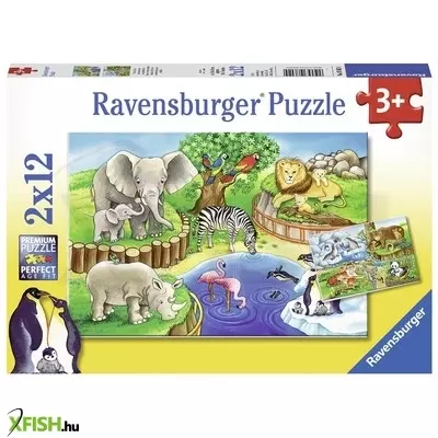 Ravensburger állatkerti állatok 2 X 12 db puzzle