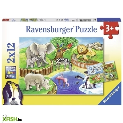 Ravensburger állatkerti állatok 2 X 12 db puzzle