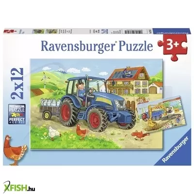 Ravensburger dolgos mindennapok 2 X 12 db puzzle