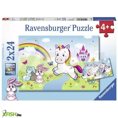 Ravensburger csodás unikornisok 2 X 24 db puzzle