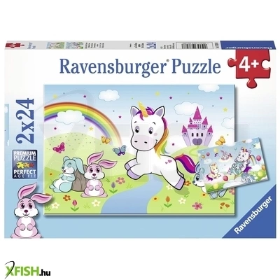 Ravensburger csodás unikornisok 2 X 24 db puzzle