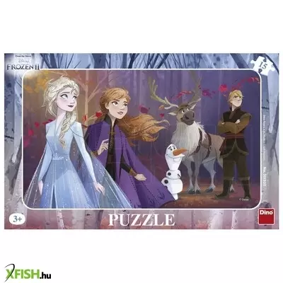 Dino puzzle 15 db - jégvarázs 2.
