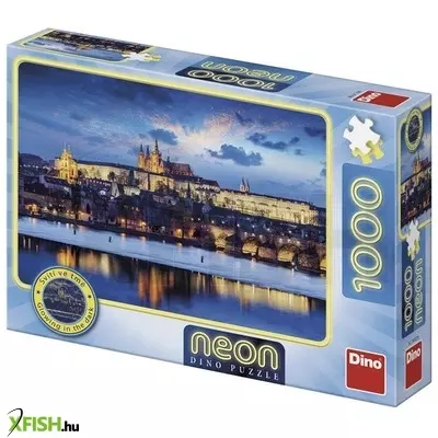 dino puzzle 1000 db neon - prága vára