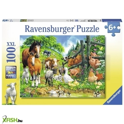 Ravensburger állati buli 100 darabos XXL puzzle