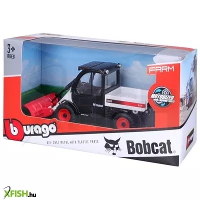 Bburago 10 cm - bobcat hókotróval