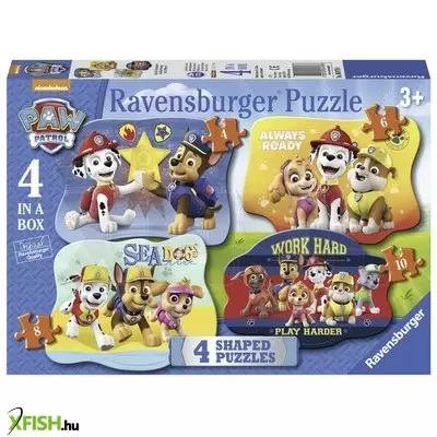 Ravensburger puzzle 4in1 - mancs őrjárat