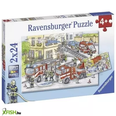 Ravensburger puzzle 2x24 db - tűzoltók