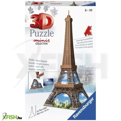 Ravensburger puzzle 3d 54 db - mini eiffel torony