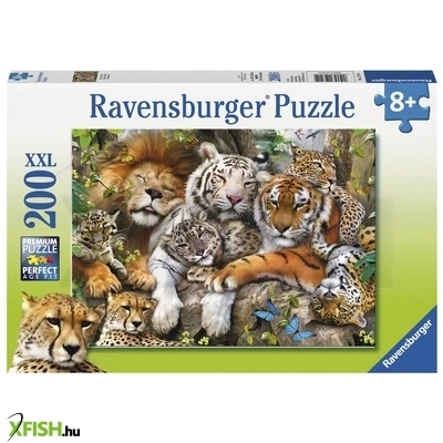 Ravensburger puzzle 200 db - nagymacskák