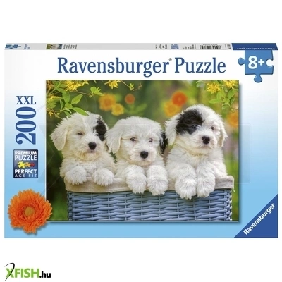 Ravensburger puzzle 200 db - kölyökkutyák