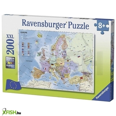 ravensburger puzzle 200 db - európa