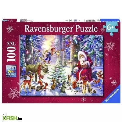 Ravensburger puzzle 100 db - erdei karácsony