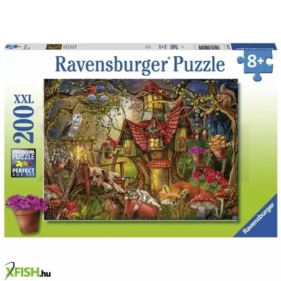 Ravensburger puzzle 200 db - erdei házikó