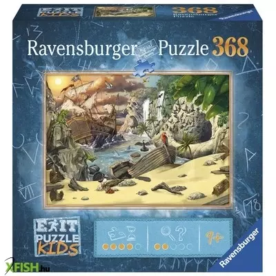 Ravensburger puzzle exit kids 368 db - kalózok kincse