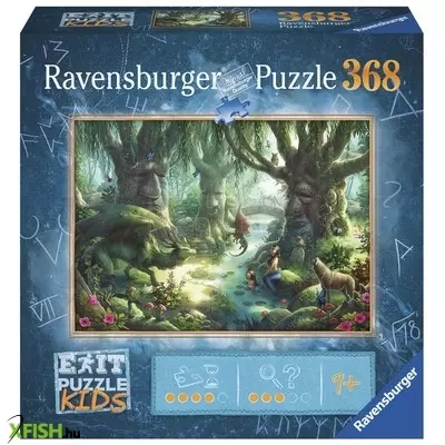 Ravensburger puzzle exit kids 368 db - varázslatos erdő