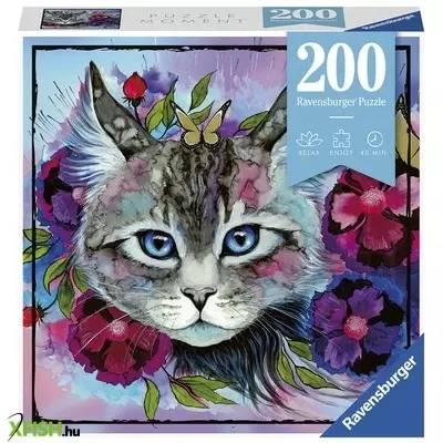 Ravensburger puzzle 200 db - macskaszem