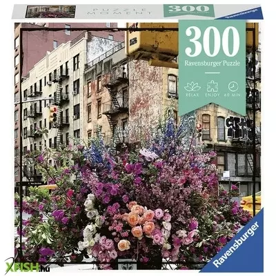 Ravensburger puzzle 300 db - virágok new yorkban
