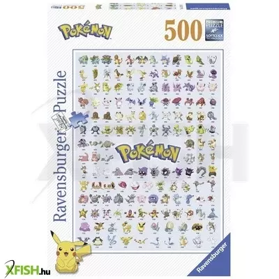 Ravensburger puzzle 500 db - pokémonok