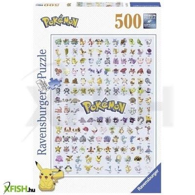 ravensburger puzzle 500 db - pokémonok