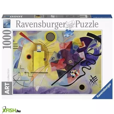 Ravensburger puzzle 1000 db - kandinsky sárga, piros, kék