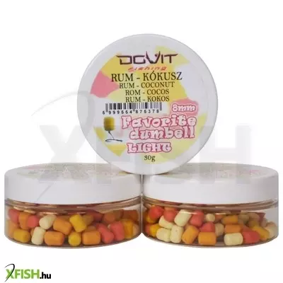 Dovit Favorite dumbell Light method csali 8 mm - rum-kókusz 30 g