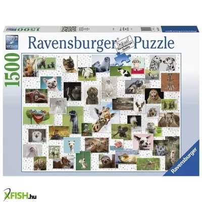 Ravensburger puzzle 1500 db - vicces állatok